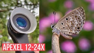 Apexel 1224x Macro Lens Review ⚡ Best mobile Macro lens 🔥 [upl. by Emyam327]