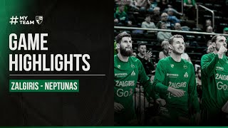 Zalgiris  Neptunas  Game Highlights  20220502 [upl. by Airemahs]