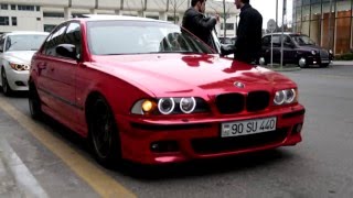 BMW e39 Red Chrome Edition  Azerbaijan [upl. by Segroeg]