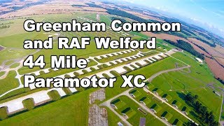 Paramotoring over Greenham Common and RAF Welford [upl. by Burrill]