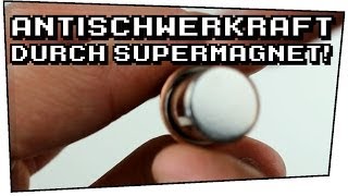 Antigravitationsröhre Kupferrohr  Neodym Magnet  Heimexperimente 03 [upl. by Queena]