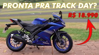 YAMAHA R15 ORIGINAL DE RUA JÁ É BOA PRA USAR NA PISTA Testamos na Capuava [upl. by Negroj]