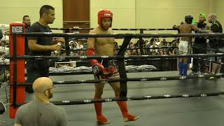 My First Muay Thai Tournament 2024 TBA 120 Fight 1 Class C 153 [upl. by Noneek]