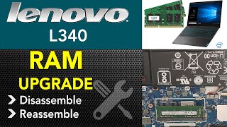 Lenovo Gaming L340 Ram Upgrade Step By Step Guide [upl. by Douville608]