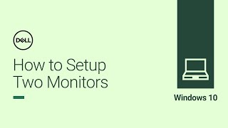 How to Connect Two Monitors to One Computer DELL Official Dell Tech Support [upl. by Wauters720]