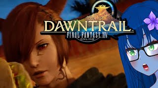 Unveiling FFXIV 70 DAWNTRAIL Teaser Trailer  Shocking First Reaction [upl. by Rolecnahc301]