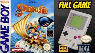 Pinocchio GAME BOY Gameplay Walkthrough FULL GAME 4K60ᶠᵖˢ🔴 [upl. by Enaht]