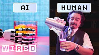 AI Mixologist vs Human Bartender Can You Taste the Difference  WIRED [upl. by Airal]