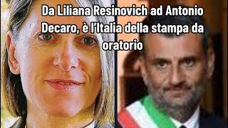 Da Liliana Resinovich ad Antonio Decaro è l’Italia della stampa da oratorio [upl. by Merritt]