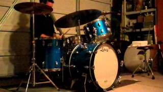 The Doors  Touch Me  Drum Cover  1969 Ludwig Blue Sparkle Drum kit [upl. by Euqimod485]