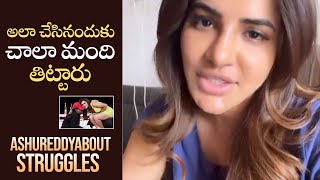 Ashu Reddy About Her Struggles  Ashu Reddy About Her Boldness In RGV Interview  MS Talkies [upl. by Aowda698]