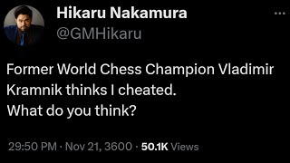 Vladimir Kramnik Thinks I Cheated [upl. by Nnuahs]