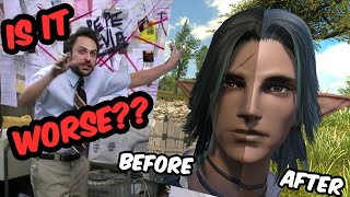 Did FFXIV Dawntrail RUIN my Characters Face with the Graphics Update Changes [upl. by Refotsirk]