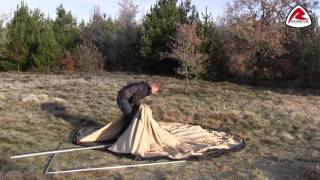 Robens Klondike Tent Pitching Video 2015 [upl. by Ardehs379]