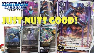 New Level 7 Armageddemon Line Diaboromon is Just Silly Good Digimon TCG  Battle of Omega [upl. by Keyser609]