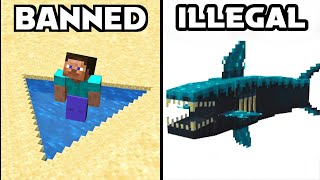 Crazy Minecraft Illegal Hacks 💀 [upl. by Eelahc]