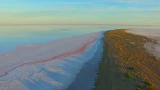 Lake Eyre in flood [upl. by Alhahs]