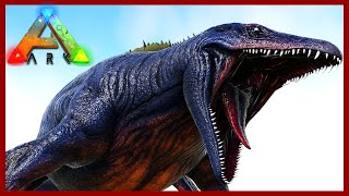 Ark Mosasaurus Taming  Alpha Mosasaurus Kill  The Island Map  Ark Survival Evolved Ep 46 [upl. by Ahswat]