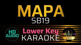 MAPA  SB19  KARAOKE  Male Lower Key [upl. by Buskus]