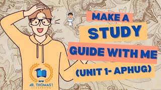 APHUG 5 Study Guide for Unit 1 Thinking Geographically [upl. by Mcquoid]