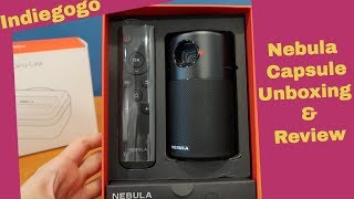 Nebula Capsule Portable Android 71 Projector  Indiegogo [upl. by Griffie306]