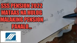 MAGKANO MONTHLY PENSION MO SA HULOG NA 3280  NEW SSS CONTRIBUTION 2022 [upl. by Garris]