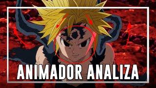 MELIODAS VS ESCANOR EL DESASTRE DE LA ANIMACION l ANIMADOR ANALIZA MELIODAS VS ESCANOR PARTE 2 [upl. by Langille]