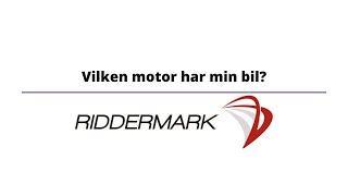 Vilken motor har min bil [upl. by Erialc]