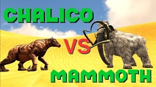 Chalicotherium VS Mammoth  ARK Survival Evolved [upl. by Oettam274]