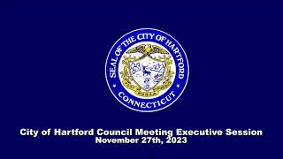 City of Hartford Council Meeting November 27th 2023 Live Stream [upl. by Namzed]