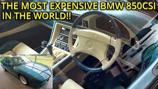 THE MOST EXPENSIVE BMW E31 850CSI EVER [upl. by Ydnyc]