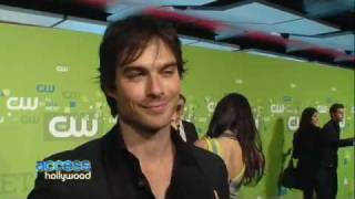 Ian Somerhalder amp Nina Dobrev On Vampire Diaries What Can Fans Expect For Season 3 [upl. by Fries]