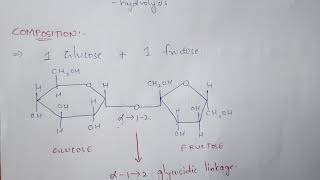 PART6  SUCROSE AND TREHALOSE  DISACCHRIDES  BIOCHEMISTRY  BY PHANINDRA GUPTA [upl. by Ennoitna]