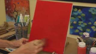 How to Paint a Simple Background  Acrylic Painting [upl. by Aluap]