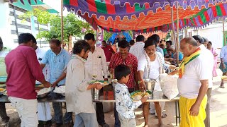 గణపతి వద్ద అన్నదాన కార్యక్రమం annaprasadam at Ganapathi mandapam High school neta Ganesh kattangur [upl. by Lorenzo488]