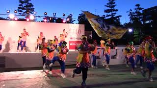 よさこい列伝2018・でけでけ隊（第53回さぬき高松まつり）【香川県高松市】（平成30年・2018） [upl. by Gerge146]