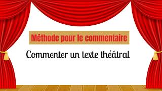 20 mots incontournables pour réussir lanalyse dun texte théâtral ou dune pièce de théâtre [upl. by Dorry]