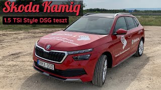 Skoda Kamiq 15 TSI DSG teszt  Véget vet az unalomnak [upl. by Ahsimrac57]