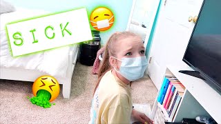 BRYLEIGH IS STRESSED OUT  KAYLA HAS THE FLU  Family 5 Vlogs [upl. by Ardin]