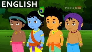 Brahmas Illusion HD Krishna vs Demons  Little Krishna  Watch this most popular animated story [upl. by Pip558]