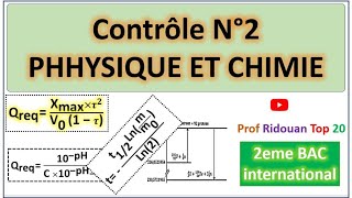 controle 2 deuxième Bac SMSVTPC [upl. by Ythomit]