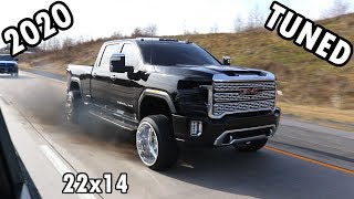 The First TUNED 2020 Duramax L5P on 24x14s [upl. by Pellikka]