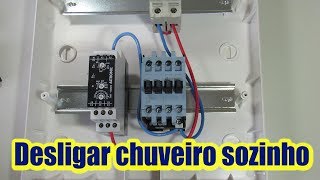 Automação para chuveiro exaustor iluminação etc  desliga sozinho 68 [upl. by Aciram335]