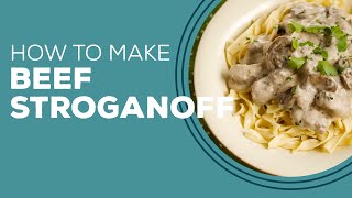 Blast from the Past Easy Beef Stroganoff Recipe  Beef Recipes for Dinner [upl. by Linneman]