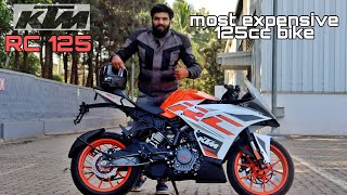 125 cc ಬೈಕ್ 218 Lakhs KTM RC 125 ride review  ಕನ್ನಡ [upl. by Oiled151]