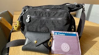 Unpacking Kipling Gabbie small  Vacation carry unwinding chat my only LV item [upl. by Sokim927]