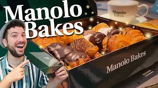 ¡COMIENDO TODOS LOS MANOLITOS Probando MANOLO BAKES por primera vez pido todos los croissants [upl. by Bronder]