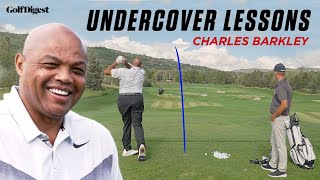 Inside a Charles Barkley Range Session  Undercover Lessons  Golf Digest [upl. by Negaet]