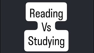 difference between reading and studying [upl. by Alrep]