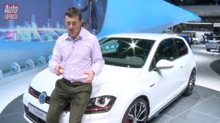 Volkswagen Golf GTI at the 2013 Geneva Motor Show  Auto Express [upl. by Greenwood991]